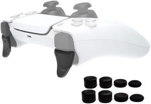 BONAEVER Trigger Extender with 8 Pcs Thumb Standick Grips for PS5 DualSense Controller Play Standation 5 Accessories