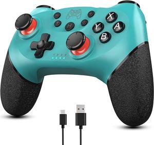 BONAEVER Switch Controller Wireless Pro Controller Compatible for Nintendo Switch Bluetooth Switch Controller PC Game Controller Supports Gyro Axis Turbo Dual Vibration with Charging Cable