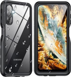 BONAEVER For Samsung Galaxy A15 5G Waterproof Case with Builtin Screen Protector Full Protection Shockproof Du Standproof Phone Cover for Samsung Galaxy A15 5G