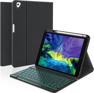 BONAEVER Keyboard Case for iPad Air 11 Inch M3 M2 2025 2024 iPad Pro 11 Inch 2022 2021 2020 2018 iPad Air 5th 4th Gen 10.9 Wireless Backlit Magnetic Keyboard Built-in Pencil Holder Smart Cover