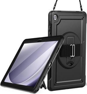 BONAEVER Case for Samsung Galaxy Tab A9 Plus 11 inch 2023 SM-X210/X216/X218 Shockproof Protective Cover with Screen Protector Kickstand Hand/Shoulder Strap Pen Holder