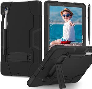 BONAEVER Case for Samsung Galaxy Tab S9 11 inch/S9 FE 5G 10.9 inch 2023 with Kickstand, Heavy Duty Shockproof Protective Cover with Pencil Holder, Stylus Pen