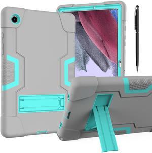 BONAEVER Case for Samsung Galaxy Tab A8 10.5 inch 2022 SM-X200/X205/X207 with Kickstand, Heavy Duty Shockproof Protective Cover with Stylus Pen Gray