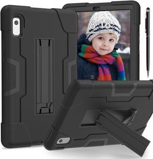 Bonaever Case for  Lenovo Tab M9 9 inch 2023 TB-310FU with Kickstand, Heavy Duty Shockproof Protective Cover with , Pencil Holder, Stylus Pen