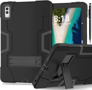 BONAEVER Case for Lenovo Tab M10 5G 10.6 inch 2023 TB-360ZU with Kickstand, Heavy Duty Shockproof Protective Cover with , Pencil Holder, Stylus Pen