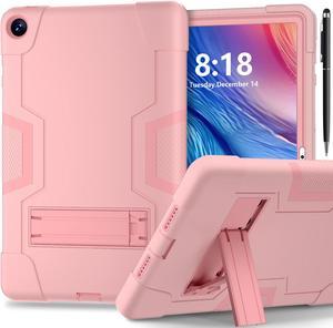 BONAEVER Case for Huawei MatePad SE 10.4 inch 2023 with Kickstand, Heavy Duty Shockproof Protective Cover with Stylus Pen Rose Gold