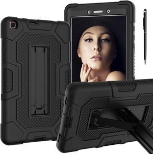 BONAEVER Case for Samsung Galaxy Tab A 8 inch 2019 Release SM-T290 / SM-T295 / SM-T297 with Kickstand, Heavy Duty Shockproof Protective Cover with Stylus Pen