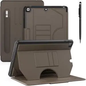 BONAEVER Case For iPad 9th/8th/7th Generation 10.2 inch 2021 2020 2019, iPad Air 3rd Gen, Pro 10.5 inch, Smart Magnetic Auto Sleep Shockproof Cover with Multi-Angles Stand, Pen Holder, Card Slot