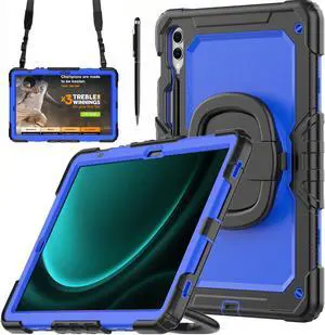 BONAEVER Case for Samsung S10 Lite 10.9 inch 2025 / S10 FE 10.9" 2025 / S9 FE 10.9 Inch / Galaxy Tab S9 11 inch 2023 Protective Cover with Screen Protector Pen Holder Hand/Shoulder Strap Stylus Pen