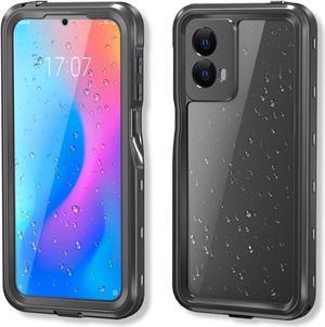 BONAEVER for Motorola Moto G 5G 2024  Moto G Play 5G 2024 Phone Case with Builtin Screen Protector Waterproof Case Rugged Underwater Duustproof Shockproof Drop Proof Protective Cover