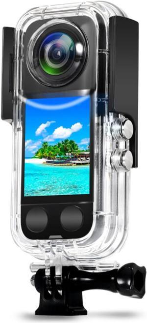 Waterproof Case for Insta 360 one X3 Action Camera, Underwater Diving Protective Housing 40M with Bracket Accessories