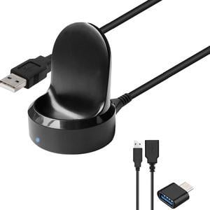 Charger for Samsung Gear S2 S3 Charger Cradle Dock Stand Holder USB Charging Cable for Gear S2 S3 Classic Smart Watch Replacement Watch Charger