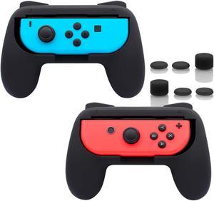 BONAEVER Grips for Nintendo Switch Joy-Con, Wear-resistant Handle Kit for Switch Joy Cons Controller, 2 Pack