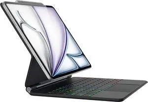 BONAEVER Magic Keyboard Case for iPad Air 13 inch M3 M2 2025 2024, iPad Pro 12.9 6th 5th 4th 3rd Gen 2022 - 2018, Wireless Magnetic Keyboard Case with Trackpad, Floating Cantilever Stand, Backlits