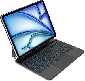 BONAEVER Keyboard Case for iPad (A16) 11th Generation 11 Inch 2025, iPad 10th Generation 10.9 inch 2022 Magic Keyboard with Trackpad, 7 Colors Backlit, Lightweight, Auto Sleep/Wake