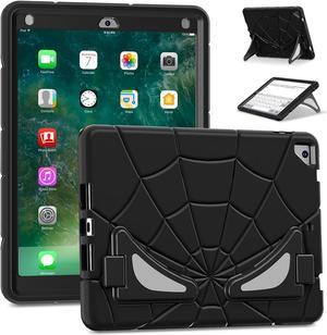 BONAEVER Shockproof Case for iPad 9.7 inch 2017 2018 5th/6th Generation/Air 2/Pro 9.7, Hybrid Rugged Protective Cover with Kickstand