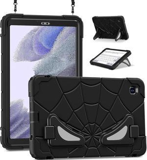 BONAEVER Tablet Case For Samsung Galaxy Tab A7 Lite 8.7 inch 2021 SM-T220/T225/T227 With Stand, Shoulder Strap, Thickned Cornor Impact Protection Cover for Kids Boys Children