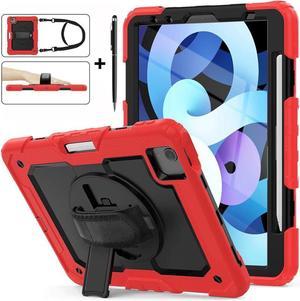 BONAEVER Case for iPad Pro 11 inch 2022 2021 2020 2018 iPad Air 5 Air 4 10.9 inch Shockproof Cover with Screen Protector Pen Holder Stand and Shoulder Strap Stylus Pen