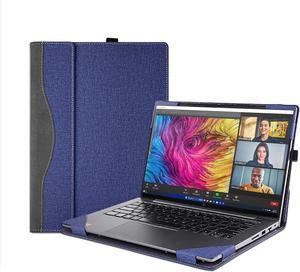 BONAEVER Laptop Case Cover for HP Envy x360 2-in-1 Laptop 16-ad 16z-ad 16-ac 16t-ac & for HP Zbook Firefly 16 Inch G11,Separable PU Leather Protective Bag Accessories with Thermal Vent Blue