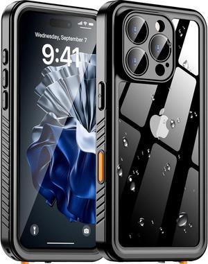 BONAEVER for iPhone 16 Pro Max Case Waterproof, [Built-in Screen Protector][IP68 Underwater][12FT Military Grade Shockproof][Dustproof][360° Full Body] Protective Phone Case for iPhone 16 Pro Max 6.9"