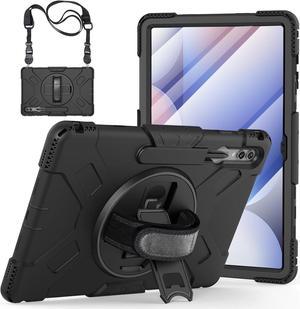 BONAEVER Case for Samsung Galaxy Tab S10 Ultra 2024 / S9 Ultra / S8 Ultra 14.6 inch Shockproof Cover with Screen Protector/Hand Strap/Shoulder Strap/Pen Holder