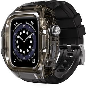 BONAEVER Waterproof Case for Apple Watch Series 10 46mm, Protective Rugged Case with Soft Silicone Band and Built-in Screen Protector for iWatch Series 10 46mm