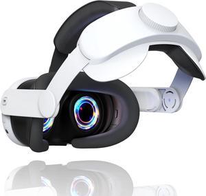 BONAEVER Adjustable Head Strap for Meta Quest 3 / Quest 3S, Elite Strap for Meta Quest 3/3S Accessories Enhanced Comfort Support and Gaming Immersion in VR