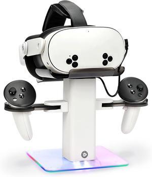 BONAEVER Charging Dock for MetaQuest 3S, Vertical Charging Stand, Compatible for Quest 3S/Quest 3/Quest 2 VR Controller Holder