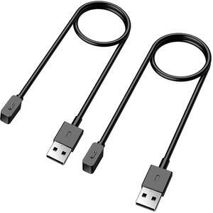 BONAEVER 2 Packs Charger Compatible with Redmi Watch 5/4/Watch 3 Active/Watch 3 lite, 3.3Ft Portable Charging Cable for Xiaomi Smart Band 9/9 pro/8/8 Pro/Active, Black