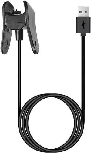 BONAEVER Charger for Garmin Vivosmart 4, Replacement Charging Data Cable Clip Cord for Garmin Vivosmart 4 [3.3ft/1m]