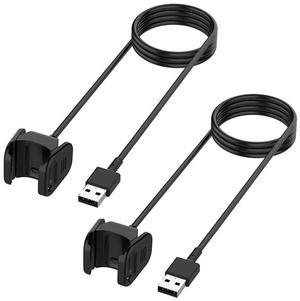 BONAEVER Charger for Fitbit Charge 4 & 3, Replacement Charging Cable Clip Cord for Fitbit Activity Tracker (3.3ft/1m)