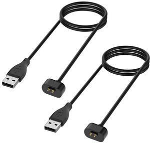 BONAEVER Charger for Amazfit Band 7, Replacement USB Magnetic Charging Cable Cord Accessories for Amazfit Band 7 Fitness Tracker [2Pack - 3.3ft/1m]