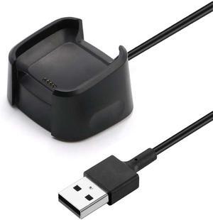 BONAEVER Charger for Fitbit Versa, Replacement Charging Dock Cable with 3.3ft USB Cord for Fitbit Versa Smart Watch