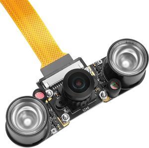 BONAEVER Camera Module 8MP CSI IMX219 Sensor for Raspberry Pi 5 with 160° Wide-Angle Lens & Night Vision, Infrared Illuminator Included BONAEVER Camera Module 8MP CSI IMX219 Sensor for Raspberry Pi 5 with 160° Wide-Angle Lens & Night Vision, Infrared Illuminator Included