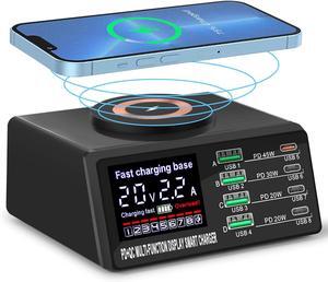BONAEVER Multi Charging Station, 110W 8Port Usb Charging Station, Multiple Usb Charger Station, Charging Station for Multiple Devices, Multi Usb Charging Station, Chargers for Multiple Devices