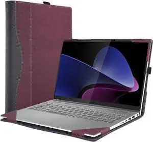 BONAEVER Laptop Case Cover for Lenovo 16" IdeaPad 5i 2-in-1 Gen 9 for IdeaPad 5 2-in-1 16IRU9 16AHP9 [Not fit Other Models] Detachable Notebook Sleeve Computer Bag PU with Heat Dissipation Hole
