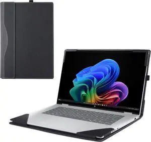 BONAEVER Laptop Cover Case for HP OmniBook X Flip 16 16-arXXXX/16-asXXXX & OmniBook 7 Flip 16-auXXXX 16inch [not Compatible with Any Other Model] 2-in-1 PU Leather Notebook Sleeve