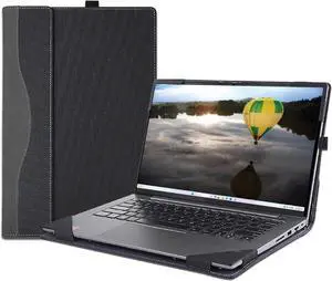 BONAEVER Case Cover for HP OmniBook 7/X 16 inch AI PC 16-ay/16-aw/16-az & for HP OmniBook 5 Laptop 16-ba 16-bc 16z-bc Sleeve,PU Leather Protective Bag Shell with Pen Holder