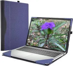BONAEVER Laptop Case Cover for Lenovo Yoga Slim 7 14IMH9 & 14 inch Slim 7i Gen 9, PU Leather Notebook PC Bag Sleeve Accessories with Thermal Vent and Pen Holder Blue