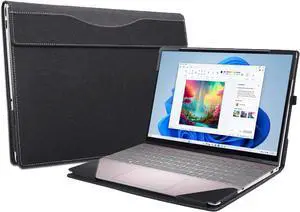 BONAEVER Laptop Case Cover for Lenovo IdeaPad Slim 5 13ARP10 13.3 inch Gen 10 Notebook PC Sleeve, Detachable PU Leather Protective Shell Bag Accessories