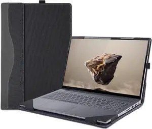 BONAEVER Laptop Case Cover for 16 inch ASUS Zenbook S 16 UX5606 / UM5606 / UM5606WA & Vivobook 16 Flip TP3607 ,PU Leather Notebook Sleeve PC Protective Bag with Pen Holder