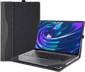 BONAEVER Laptop Case Cover for HP ZBook Power 15.6 inch G7 G8 G9 G10 [Not for 16 inch],Detachable PU Leather Notebook PC Protective Bag Sleeve