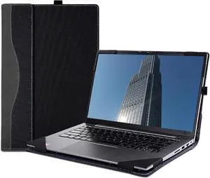 BONAEVER Laptop Cover Case for Lenovo IdeaPad Slim 3 14AHP10 /14IRH10 & for Lenovo IdeaPad Slim 5 14AHP10 /14IRH10 Sleeve,PU Leather Bag Notebook PC Protective Shell with Pen Holder