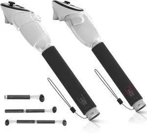BONAEVER 3 in 1 Handle Attachments Compatible with Meta Quest 3 / Oculus Quest 3S Controller, Beat Saber/Baseball/Golf Club/VR Gorilla Tag Long Arms Grips for Meta Quest 3/3S Accessories