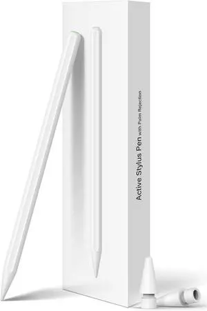 BONAEVER Magnetic Wireless Charging Pencil 2nd Generation, Stylus Pen Same as Apple Pencil 2 Gen, Compatible with iPad Pro 11 in 1/2/3/4, iPad Pro 12.9 in 3/4/5/6, iPad Air 4/5, iPad Mini 6