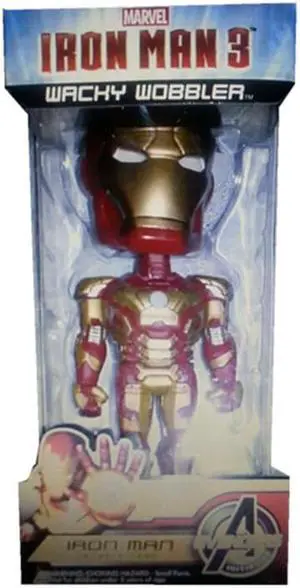 Q version Shaking Head series Avengers Iron Man hand action model
