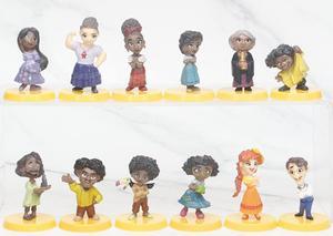 Disney Pixar Encanto Figures Mini 12PCS Set Kids Toys Cake Toppers