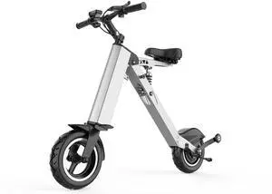 Foldable Electric Commuter Scooter With 36V 7.5AH Battery, 250W Motor, 15Mph, 15 Miles, 10'' Tires
