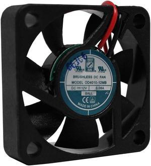 Orion Fans OD4010-24LB | 24 VDC | 40x40x10mm | 5 CFM | 14dBA | 4200 RPM | Wire Leads | Crosses with C33920 (Nidec) and 414F (ebmpapst)