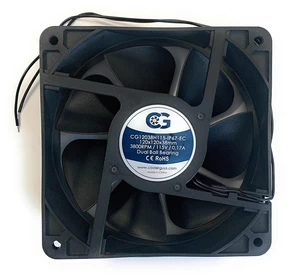 Coolerguys 115vDC Waterproof IP67 Fan (High Speed, 120x38 (EC)) 110vAC Input Coolerguys 115vDC Waterproof IP67 Fan (High Speed, 120x38 (EC)) 110vAC Input